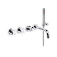 ALCOR Built-in bath mixer with shower set duplex Chrome  Bongio 42530-D BONGIO RUBINETTERIE  - 1