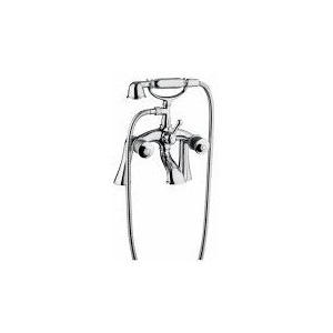 IMPERO External bath mixer on pillar with shower set Chrome  Bongio 06527 BONGIO RUBINETTERIE  - 1