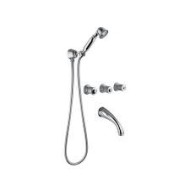 IMPERO Einbau Wannenarmatur mit Brauseset duplex Chrome  Bongio 06530-D BONGIO RUBINETTERIE  - 1