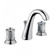 IMPERO Batterie Sink 3 trous complete échappement 1.1/4" Chrome  Bongio 65501 BONGIO RUBINETTERIE  - 1