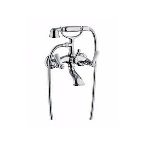 OXFORD LUX External bath mixer with shower set Chrome  Bongio 19526 BONGIO RUBINETTERIE  - 1