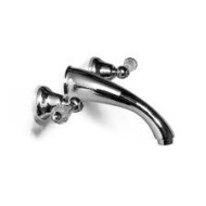 ZENITH Groupe de évier encastré à mur Bouche 190mm Chrome  Bongio 23538 BONGIO RUBINETTERIE  - 1