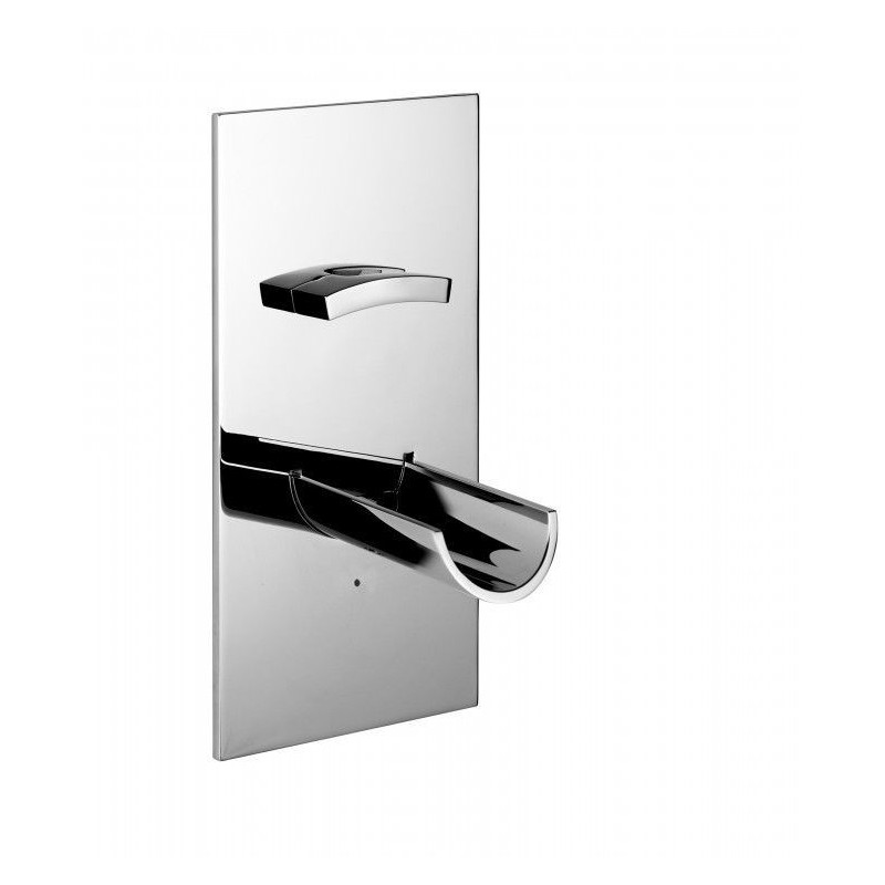 KITCHEN Waschbeckenbatterie für Wand Hahn 120mm Mixer auf Platte Chrome progressive Patrone Bongio 56539-22 BONGIO RUBINETTERIE 