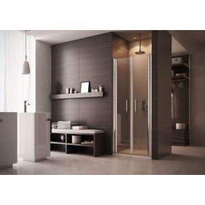 Evo  Porta  Box Doccia  da  70cm Cromo  Cristallo 6mm Trasparente FORTE BOX DOCCIA  - 1