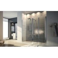 Aurea Porta  Box Doccia  da  100cm Cromo  Cristallo 6mm Trasparente FORTE BOX DOCCIA  - 1