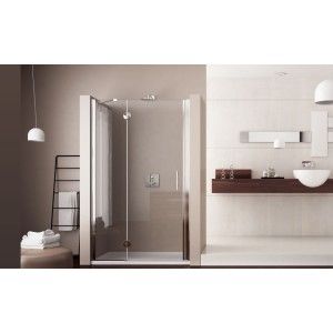 Mono Un'Anta Box Doccia  da  70cm Cromo  Cristallo 6mm Trasparente FORTE BOX DOCCIA  - 1