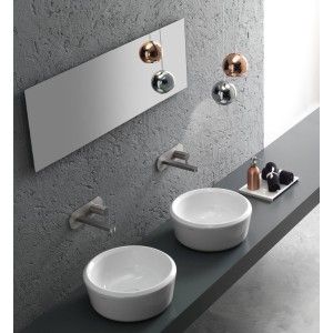 PENCIL Waschbecken ohne Löcher ohne Überlauf  PENCIL 40 400x400 Hatria Y1GE HATRIA - 1