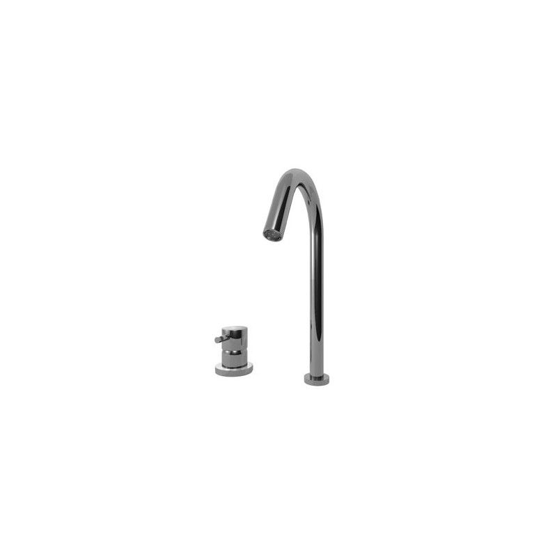 Diametro35 Inox Mitiguer monocommande sur-pian pour lavabo  Ritmonio RITMONIO - 1