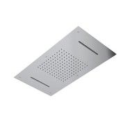 Soffioni Chromotherapy - Soffione per doccia ad incasso in acciaio inox con cromoterapia Ritmonio RITMONIO - 1