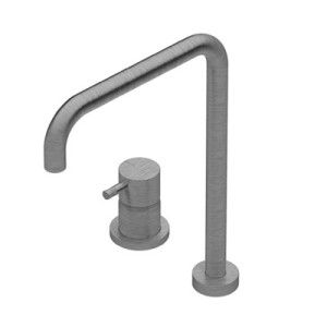 Diametrotrentacinque Cucina Inox Miscelatore monocomando due fori per lavello cucina Ritmonio RITMONIO - 1