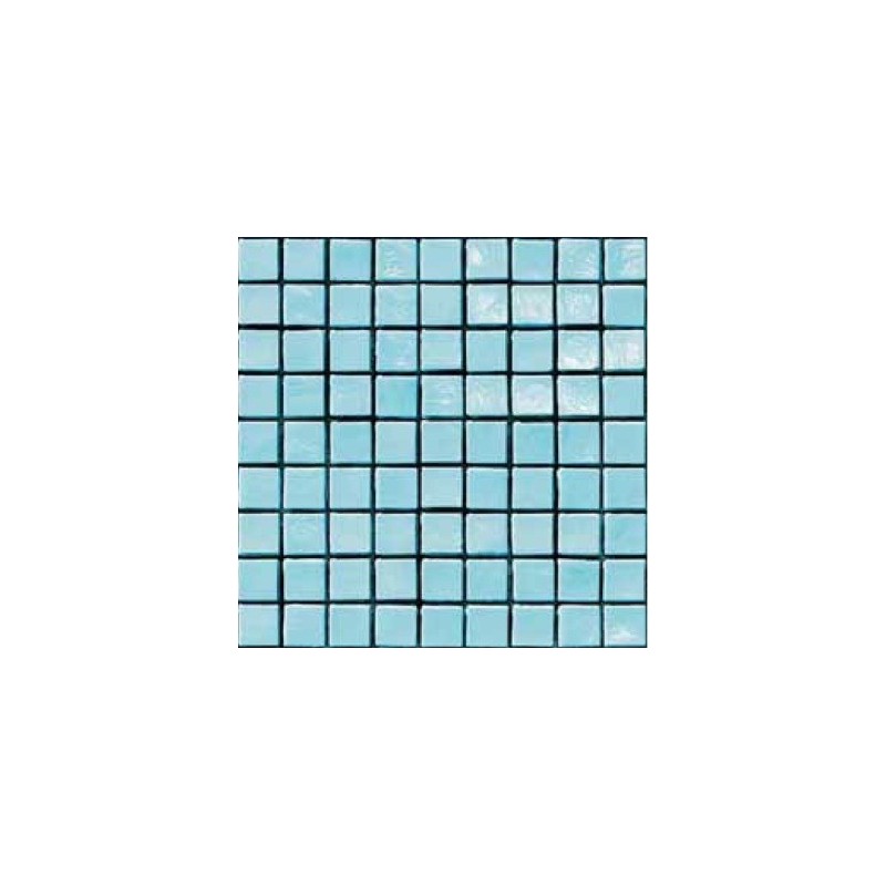 Turquoise 1 1,5x1,5cm - sheet 29,6x29,6cm mosaic Sicis SICIS - 1