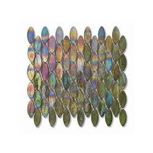 244Tweed Domes Iridiscendente 51,5x2,1- feuille 26,9x25,3 mosaique Sicis SICIS - 1