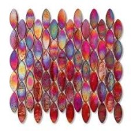 240 Wool Domes Iridiscendente 51,5x2,1- feuille 26,9x25,3 mosaique Sicis SICIS - 1