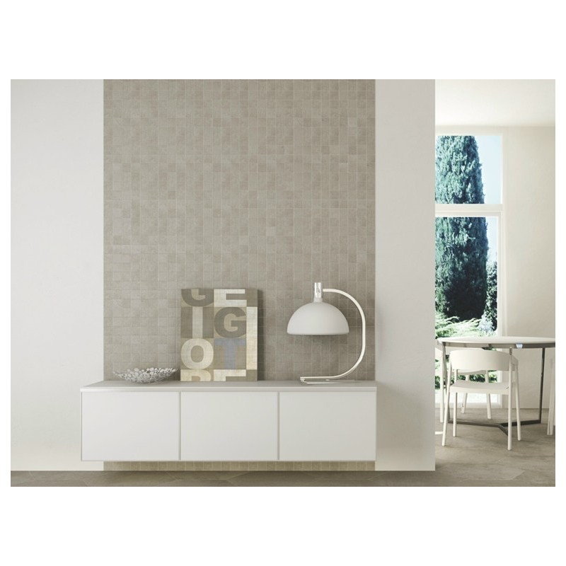PIETRA BAUGE' MOSAIC BAUGE' ANTRACITE 10X10 30x30cm Casalgrande Padana  2704559 CASALGRANDE PADANA - 1