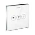 ShowerSelect glass Built-in thermostatic mixer  Bianco pour 3 Outputs   Hansgrohe 15736400 HANSGROHE - 1