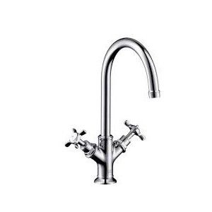 MONTREUX 1 trou 2 poignees de lavabo  CROMO  AXOR 16502000 HANSGROHE - 1