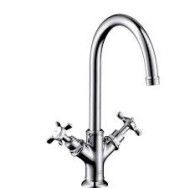 MONTREUX Melangeur monotrou a 2 poignees pour lavabo   sans tirette    CROMO  AXOR 16506000 HANSGROHE - 1