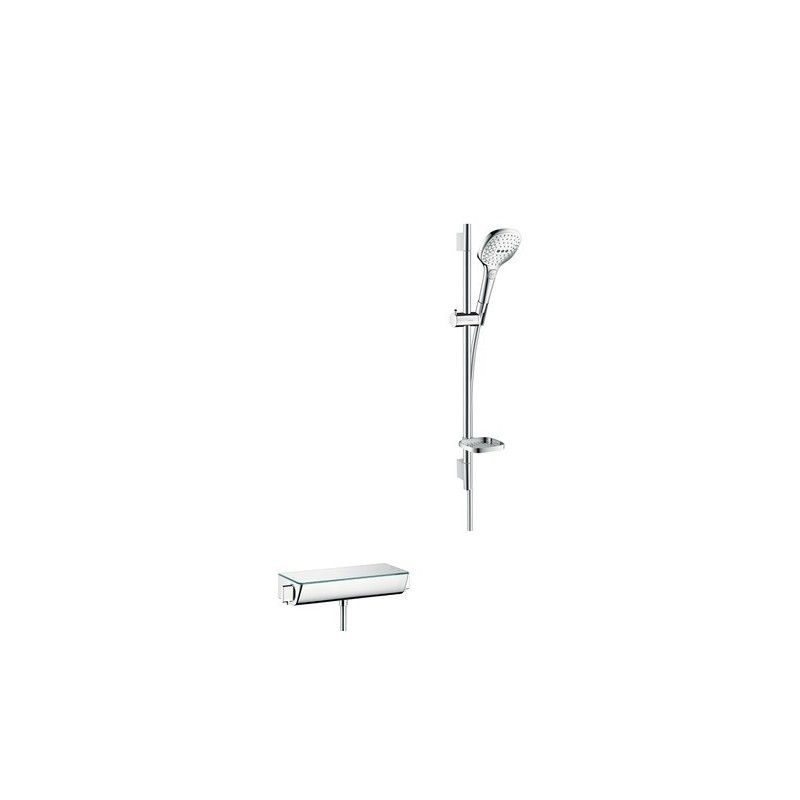 RAINDANCE  Select E 120 Sistema doccia esterno 120 con termostatico Ecostat Select e asta doccia 65 cm Hansgrohe 27038400 HANSGR