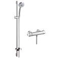 CROMA 100 ECOSTAT Multi-Aussenduschsystem mit Ecostat Comfort Thermostat und Duschstange 90 CROMO  Hansgrohe 27085000 HANSGROHE 