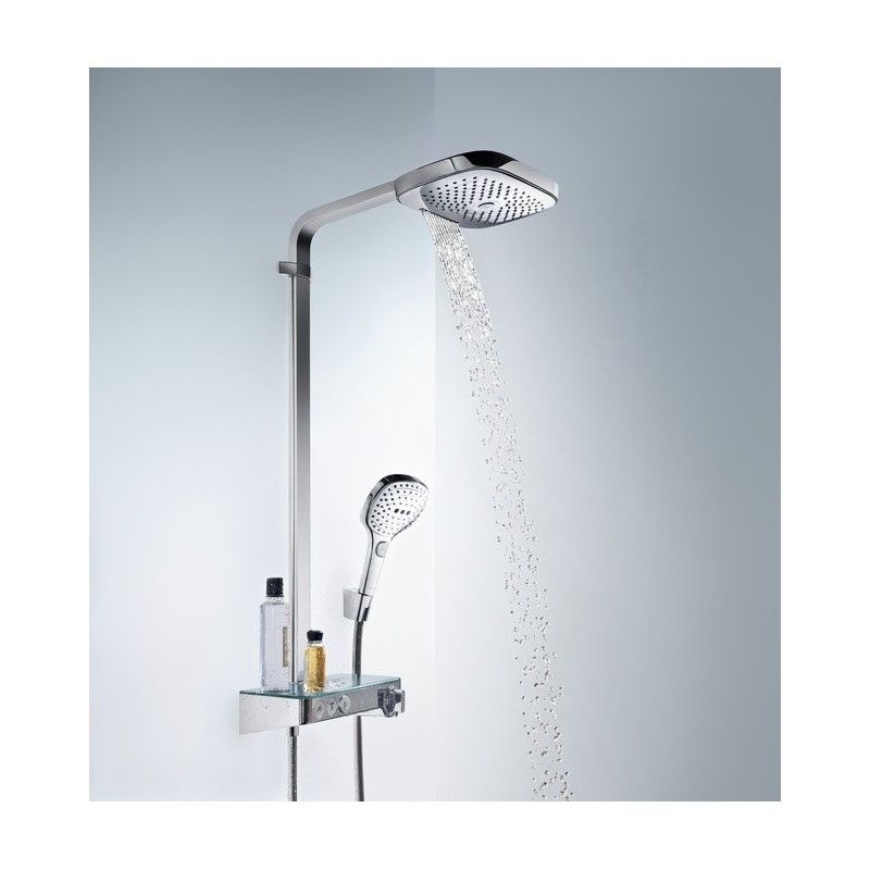 RAINDANCE  Select E Showerpipe 200 3jet avec Showertablet Select 300 Hansgrohe 27127000 HANSGROHE - 1