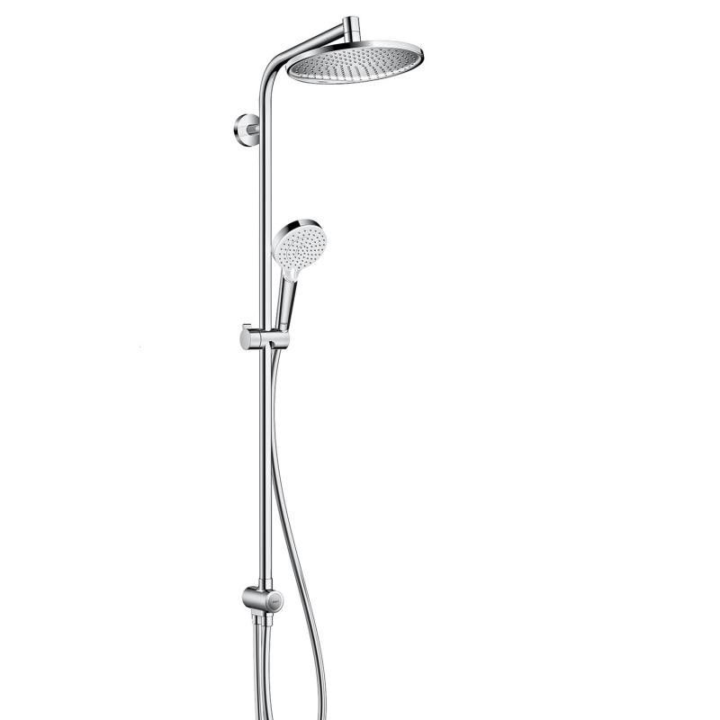 Hansgrohe Crometta S 240 Showerpipe 300 1jet avec thermostatique  Reno EcoSmart Cromo Hansgrohe 27270000 HANSGROHE - 1