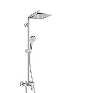 Hansgrohe Crometta E 240 Showerpipe 300 1jet avec mitigeur monocommande CROMO  Hansgrohe 27284000 HANSGROHE - 1