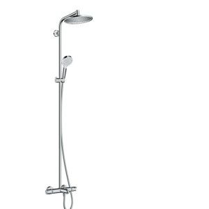 Hansgrohe Crometta S 240 1jet showerpipe with bath thermostatic  CROMO  Hansgrohe 27320000 HANSGROHE - 1