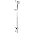 CROMA 100 Vario shower set with 90 cm shower rod and soap dish CROMO  Hansgrohe 27771000 HANSGROHE - 1