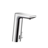 METRIS S Electronic basin mixer with temperature adjustment and 230 V transformer CROMO  HANSGROHE 31102000 HANSGROHE - 1