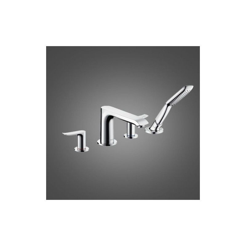 METRIS E2 4-hole rim-mounted bath mixer  HANSGROHE 31442000 HANSGROHE - 1