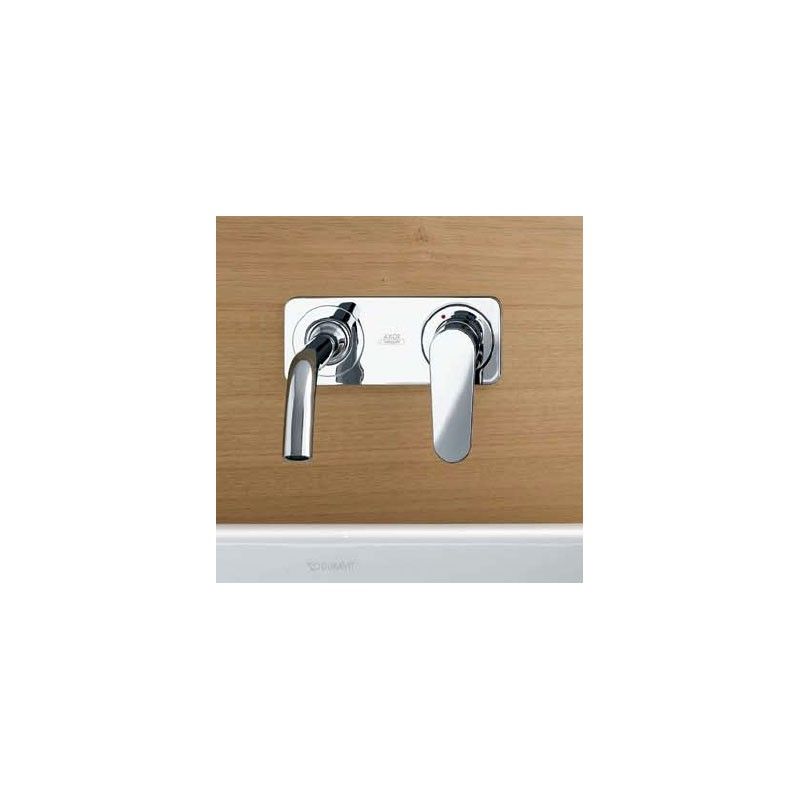AXOR CITTERIO Mitigeur monocommande de lavabo mural avec bec de 167 mm et plaque CROMO  AXOR 34112000 HANSGROHE - 1