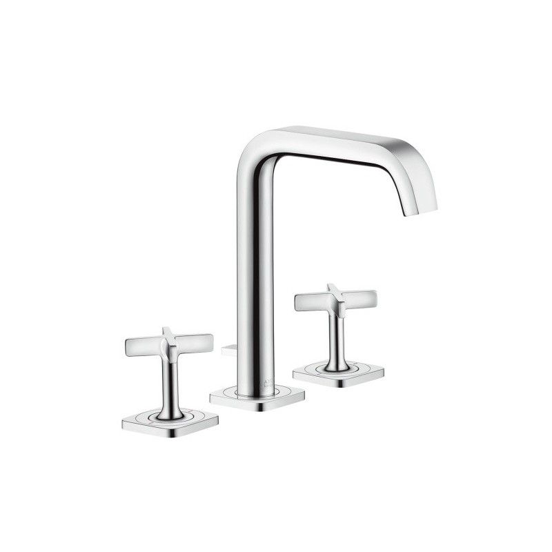 AXOR CITTERIO E Melangeur lavabo 3 trous 170 avec rosaces et kit de vidage  AXOR 36108000 HANSGROHE - 1