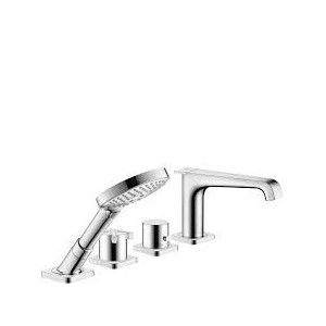 AXOR CITTERIO E 4-hole rim-mounted bath mixer with thermostat AXOR 36411000 HANSGROHE - 1