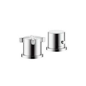 AXOR CITTERIO E 2-hole rim-mounted bath mixer with thermostat AXOR 36412000 HANSGROHE - 1