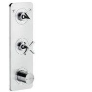 AXOR CITTERIO E Module de thermostat 380/120 encastre pour 2 consommateurs avec plaque  AXOR 36703000 HANSGROHE - 1