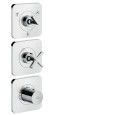 AXOR CITTERIO E Thermostatmodul 380/120 Unterputz fuer 3 Verbraucher mit Rosetten AXOR 36704000 HANSGROHE - 1