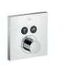 Axor ShowerSelect Square, Melangeur thermostatique integre  pour 2 sorties   AXOR 36715000 HANSGROHE - 1