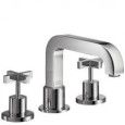 AXOR CITTERIO Melangeur bain-douche a 3 trous avec poignees transversales  AXOR 39436000 HANSGROHE - 1