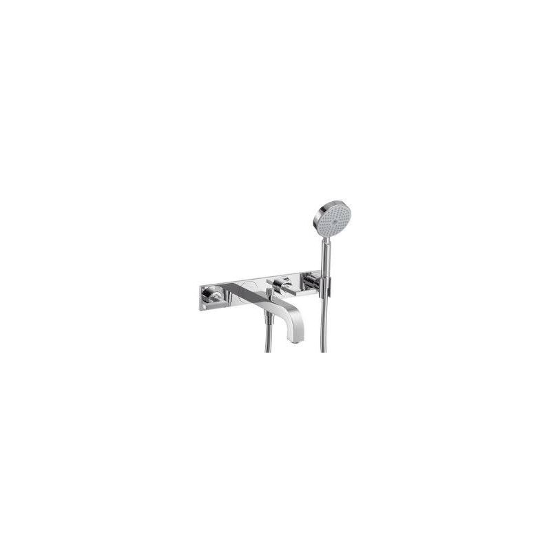 CITTERIO SET esterno  3 Fori  ,Con Piastra R, Maniglia leva Cromo AXOR 39442000 HANSGROHE - 1
