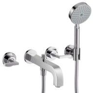 CITTERIO 3 hole wall-mounted bath mixer for wall mounting without plate Cromo AXOR 39448000 HANSGROHE - 1