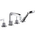 Citterio SET esterno  Rubinetto 4 FORI P/Piastra senza Piastra Cromo  AXOR 39454000 HANSGROHE - 1