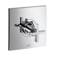 CITTERIO Thermostat HigHigh flow  flush-mounted with cross handle Cromo  AXOR 39716000 HANSGROHE - 1