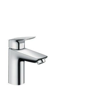 Logis Mitigeur monocommande de lavabo 100 avec tirette laiton Hansgrohe 71171000 HANSGROHE - 1