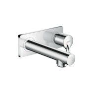Talis S Wall mounted single lever basin mixer with spout 16.5 cm Hansgrohe 72110000 HANSGROHE - 1
