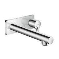 Talis S Wall mounted single lever basin mixer with 22.5 cm spout Hansgrohe 72111000 HANSGROHE - 1