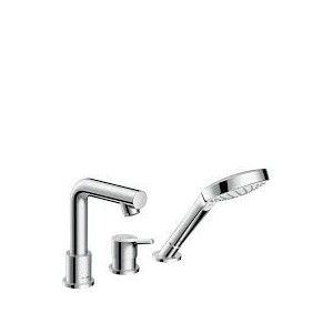 Talis S Melangeur de bain 3 trous a rebord avec Douche a mainHansgrohe 72416000 HANSGROHE - 1