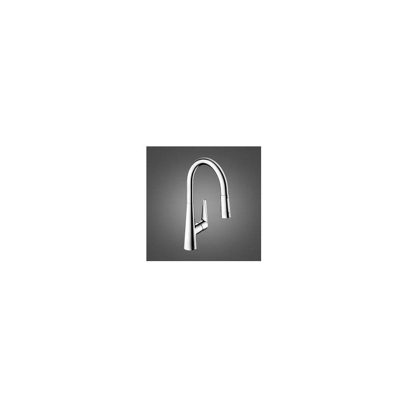 Talis S 280 miscelatore cucina con erogazione estraibile  acciaio optic Hansgrohe 72813800 HANSGROHE - 1