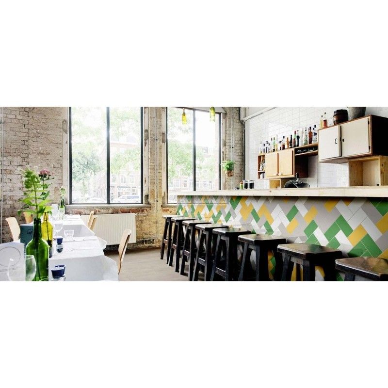 HELLO LUX GREEN 7,5X15 cm - MARAZZI  M8G2 MARAZZI  - 1