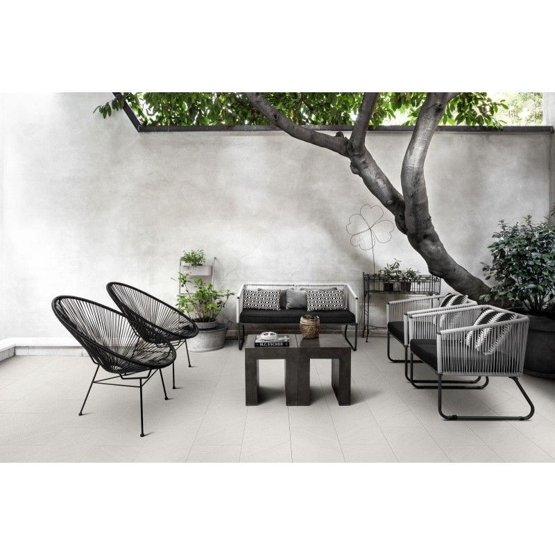 MYSTONE LAVAGNA BIANCO STRUTTURATO RETTIFICATO 60X60 cm - MARAZZI  M1F8 MARAZZI  - 1