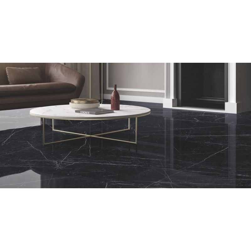 MAXIMUM DARK MARQUINA 6MM BRIGHT 150X150 - GRANITI FIANDRE MML5061515 GRANITI FIANDRE - 1